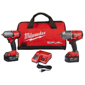 Milwaukee 2993 - 22 M18 Fuel High Torque 1/2 in. and 3/8 in. Impact Kit - Mississauga Hardware Centre Inc