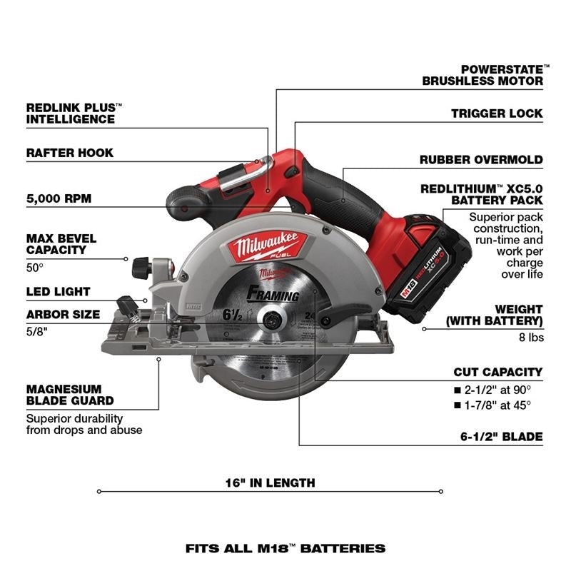 Milwaukee 2998 - 27 M18 FUEL 7 Tool Combo Kit - Mississauga Hardware Centre Inc