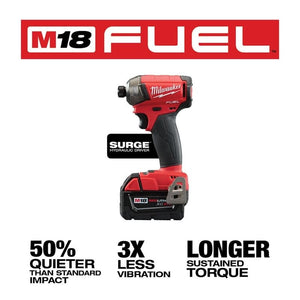 Milwaukee 2999 - 22CXC M18 FUEL 2 Tool Hammer Drill/Surge Kit - Mississauga Hardware Centre Inc