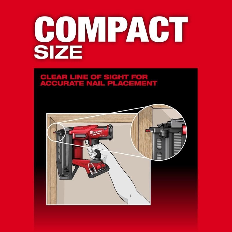 Milwaukee 3020 - 20 M18 FUEL 16 Gauge Straight Finish Nailer - Mississauga Hardware Centre Inc