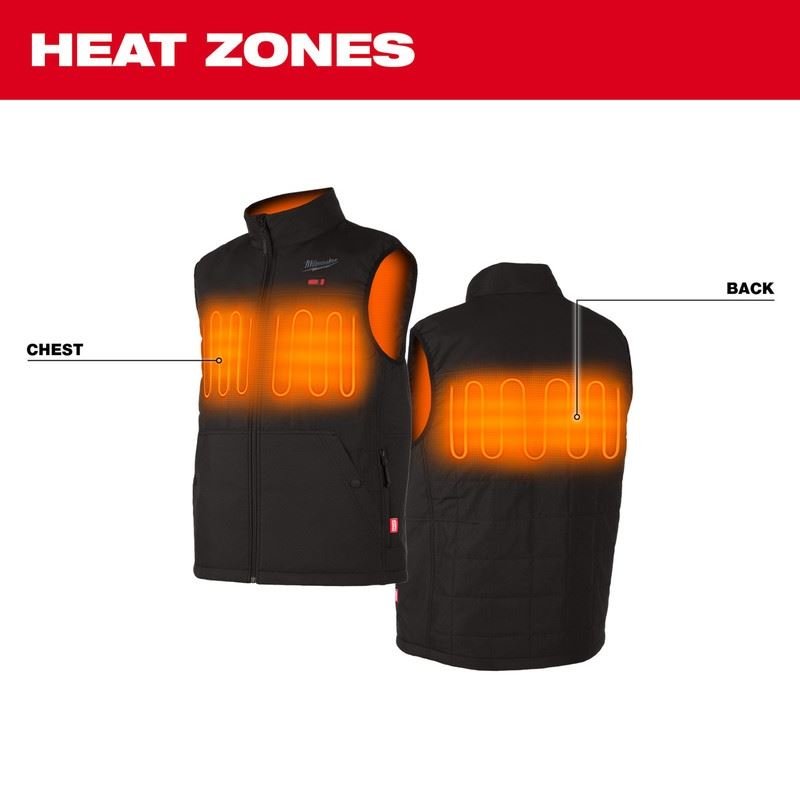 Milwaukee 305B - 21 M12 Heated AXIS Vest Kit - Black - Mississauga Hardware Centre Inc