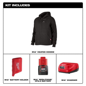 Milwaukee 306B - 21 M12 HEATED HOODIE KIT - BLACK - Mississauga Hardware Centre Inc
