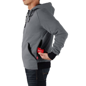 Milwaukee 306G - 21 M12 HEATED HOODIE KIT - GREY - Mississauga Hardware Centre Inc