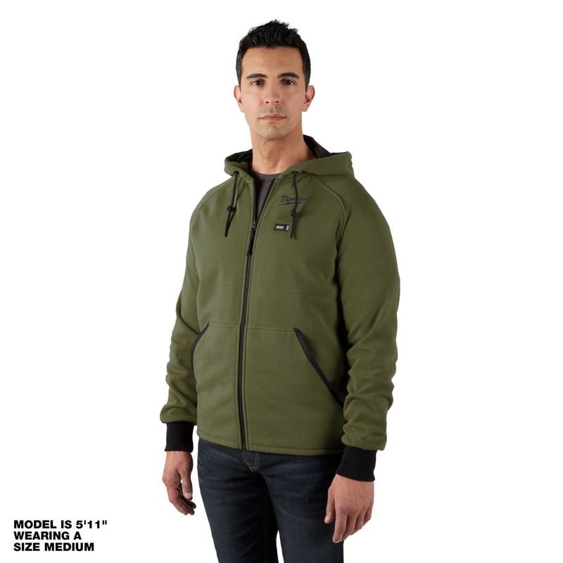 Milwaukee 306GN - 20 M12 HEATED HOODIE - GREEN - Mississauga Hardware Centre Inc