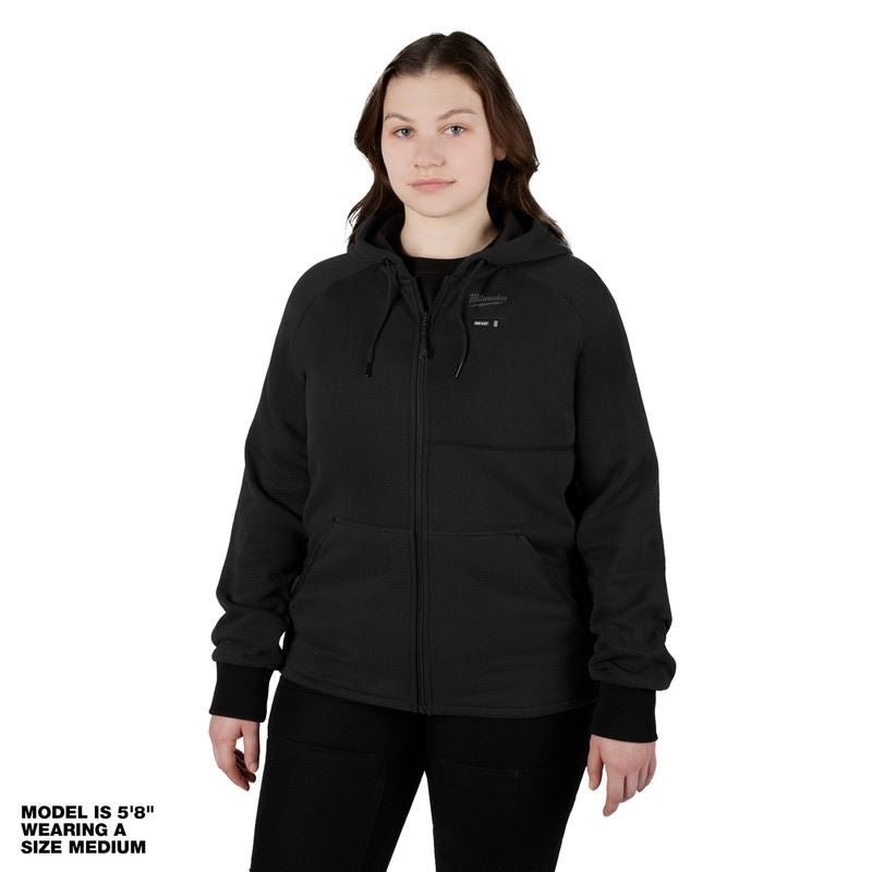 Milwaukee 336B - 21 M12 WOMENS HEATED HOODIE KIT - BLACK - Mississauga Hardware Centre Inc