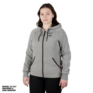 Milwaukee 336G - 21 M12 Womens Heated Hoodie - Gray - Mississauga Hardware Centre Inc