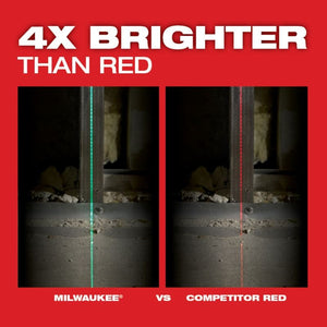 Milwaukee 3624 - 21 M12 Green Cross Line and 4 - Points Laser Kit - Mississauga Hardware Centre Inc