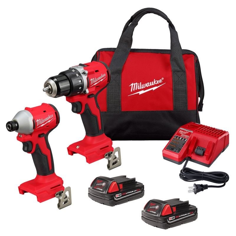 Milwaukee 3692 - 22CT M18 Compact Brushless 2 - Tool Combo Kit - Mississauga Hardware Centre Inc