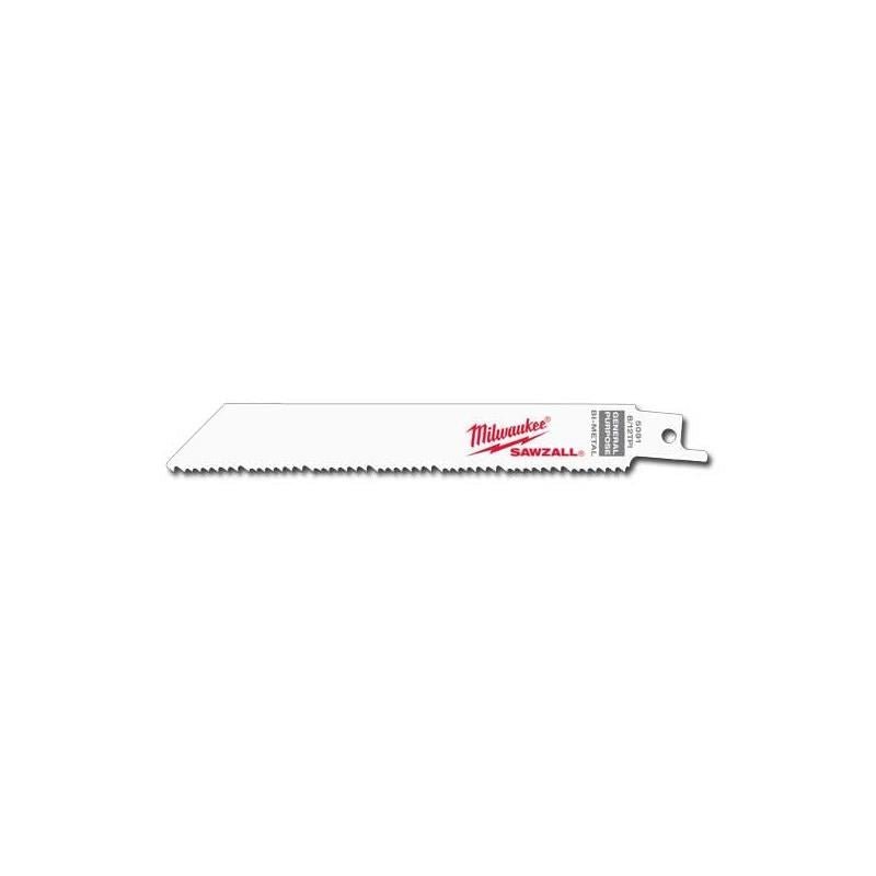 Milwaukee 48 - 00 - 5091 6"" 8/12 TPI SAWZALL Blades (5 Pk) - Mississauga Hardware Centre IncMilwaukee48-00-5091