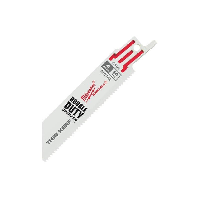 Milwaukee 48 - 00 - 5181 4"" 14 TPI Thin Kerf SAWZALL Blades (5 Pk) - Mississauga Hardware Centre IncMilwaukee48-00-5181