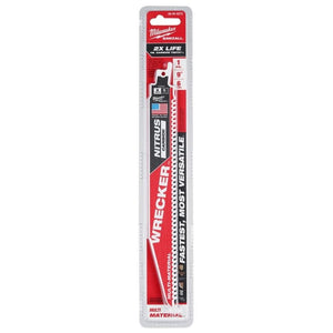 Milwaukee 48 - 00 - 5272 The WRECKER with Nitrus Carbide SAWZALL Blade - 9in - Mississauga Hardware Centre Inc