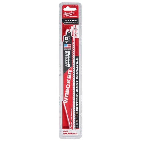 Milwaukee 48 - 00 - 5272 The WRECKER with Nitrus Carbide SAWZALL Blade - 9in - Mississauga Hardware Centre Inc