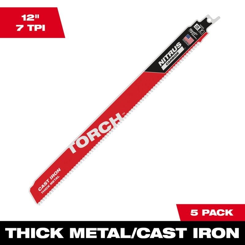 Milwaukee 48 - 00 - 5563 12in Torch Sawzall Blade with Nitrus Carbide - Mississauga Hardware Centre Inc