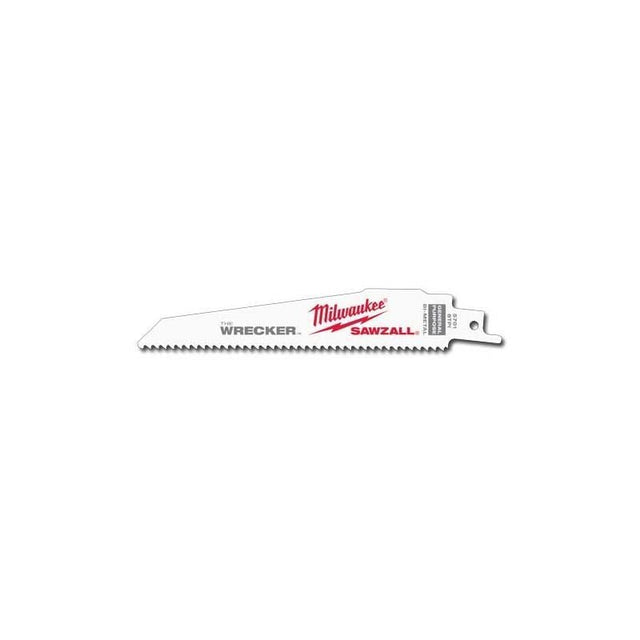 Milwaukee 48 - 00 - 5701 6"" 8 TPI The Wrecker SAWZALL Blade (5 Pk) - Mississauga Hardware Centre IncMilwaukee48-00-5701