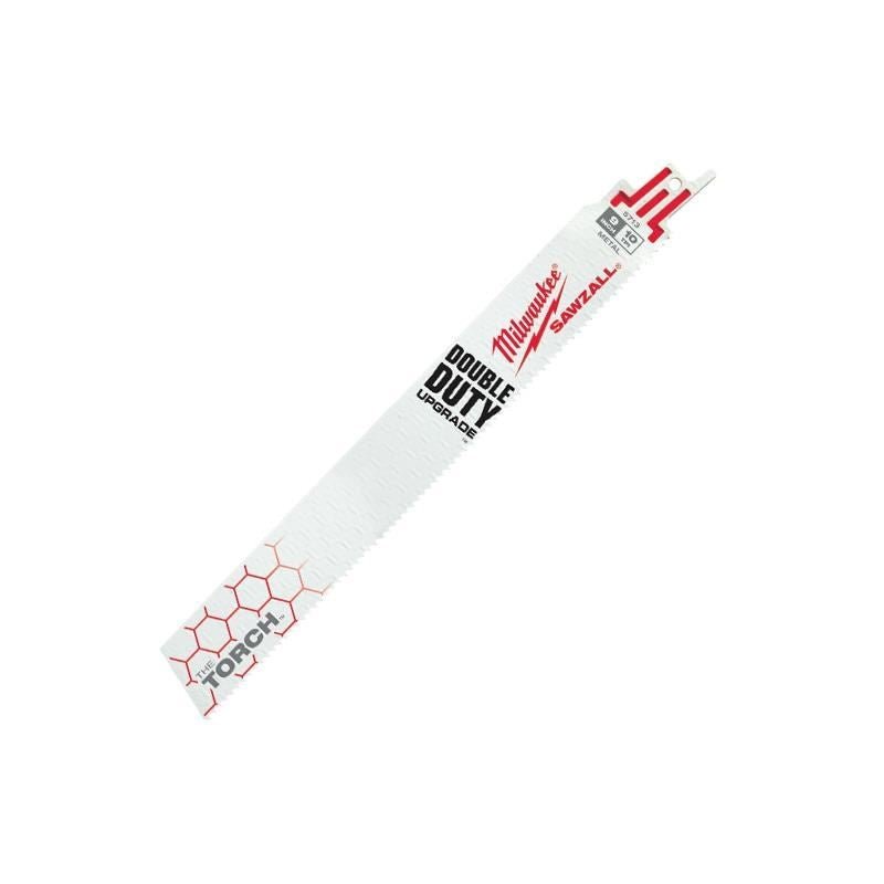 Milwaukee 48 - 00 - 5713 9"" 10 TPI The Torch SAWZALL Blades (5 Pk) - Mississauga Hardware Centre IncMilwaukee48-00-5713