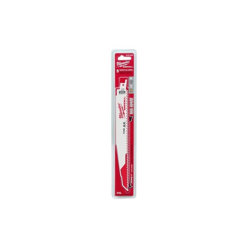 Milwaukee 48 - 00 - 8026 9"" 5 TPI The Ax SAWZALL Blade (25 Pk) - Mississauga Hardware Centre IncMilwaukee48-00-8026
