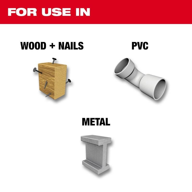 Milwaukee 48 - 00 - 8711 WRECKER Multi - Material SAWZALL Blade 12in 7/11TPI - 25pk - Mississauga Hardware Centre Inc