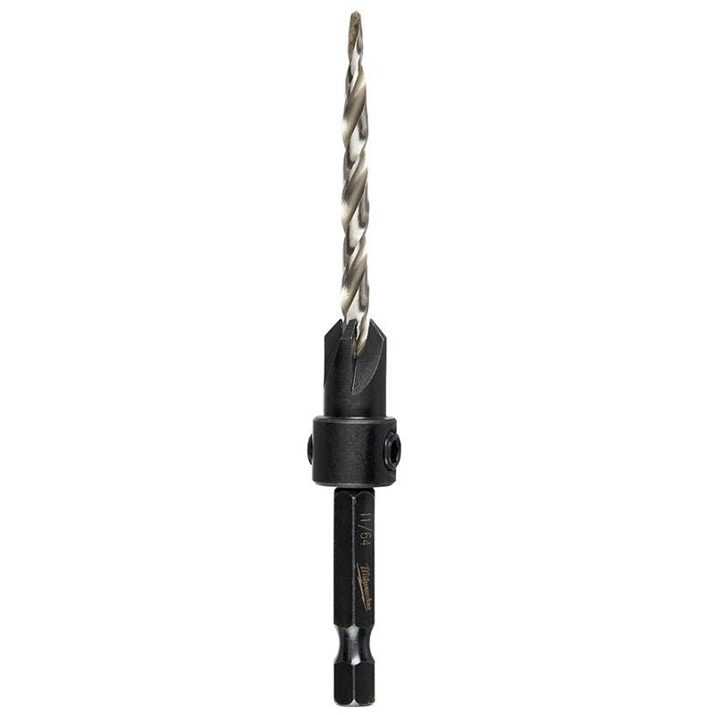 Milwaukee 48 - 13 - 5001 8 Countersink with 11/64 in. High Speed Steel Drill Bit - Mississauga Hardware Centre Inc