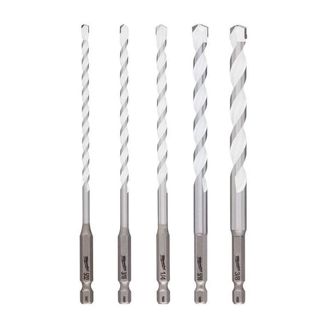 Milwaukee 48 - 20 - 8898 5 PC SHOCKWAVE Carbide Multi - Material Drill Bits - Mississauga Hardware Centre Inc