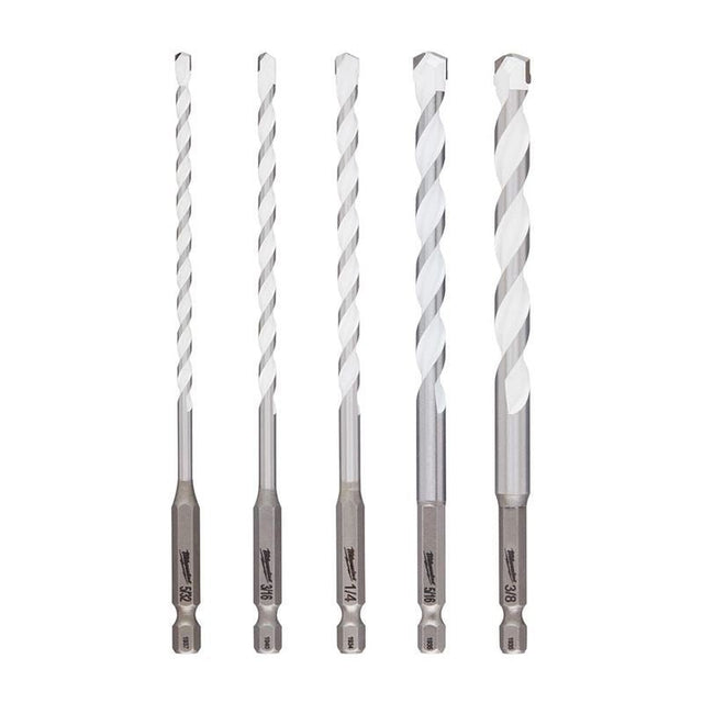 Milwaukee 48 - 20 - 8898 5 PC SHOCKWAVE Carbide Multi - Material Drill Bits - Mississauga Hardware Centre Inc
