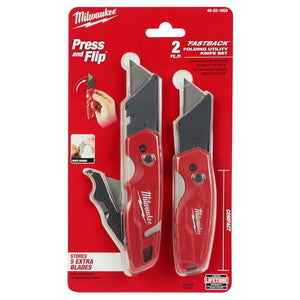 Milwaukee 48 - 22 - 1503 FASTBACK Folding Utility Knife Set - Mississauga Hardware Centre Inc