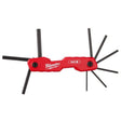 Milwaukee 48 - 22 - 2181 9 Key Folding Hex Key Set - SAE - Mississauga Hardware Centre Inc