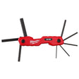 Milwaukee 48 - 22 - 2182 8 Key Folding Hex Key Set - Metric - Mississauga Hardware Centre Inc