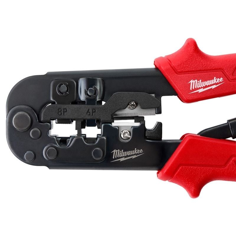 Milwaukee 48 - 22 - 3076 Ratcheting Pass - Through Crimper and Stripper - Mississauga Hardware Centre Inc