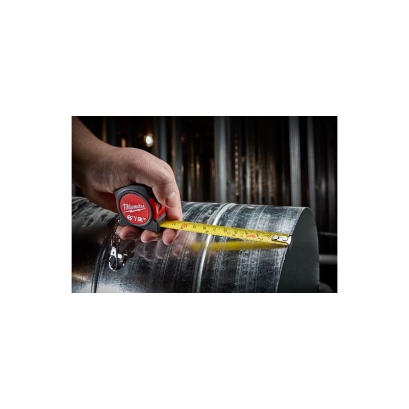 Milwaukee 48 - 22 - 5506 Milwaukee 6ft / 2m Keychain Tape Measure - Mississauga Hardware Centre IncMilwaukee48-22-5506