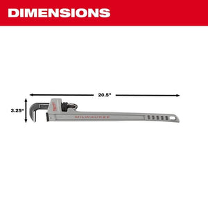 Milwaukee 48 - 22 - 7215 14L Aluminum Pipe Wrench with POWERLENGTH Handle - Mississauga Hardware Centre Inc