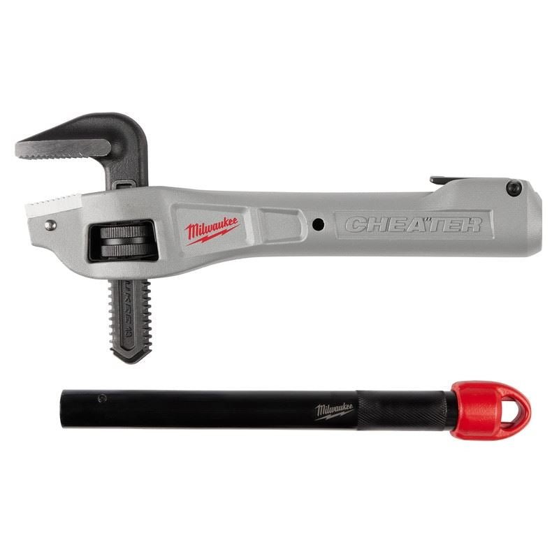 Milwaukee 48 - 22 - 7322 CHEATER Aluminum Offset Adaptable Pipe Wrench - Mississauga Hardware Centre Inc