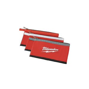 Milwaukee | 48 - 22 - 8193 3 Pk Zipper Pouches - Mississauga Hardware Centre IncMilwaukee48-22-8193