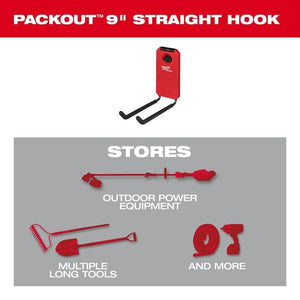 Milwaukee 48 - 22 - 8330 PACKOUT 9in Straight Hook - Mississauga Hardware Centre Inc