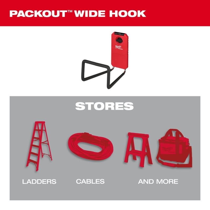 Milwaukee 48 - 22 - 8332 PACKOUT Wide Hook - Mississauga Hardware Centre Inc