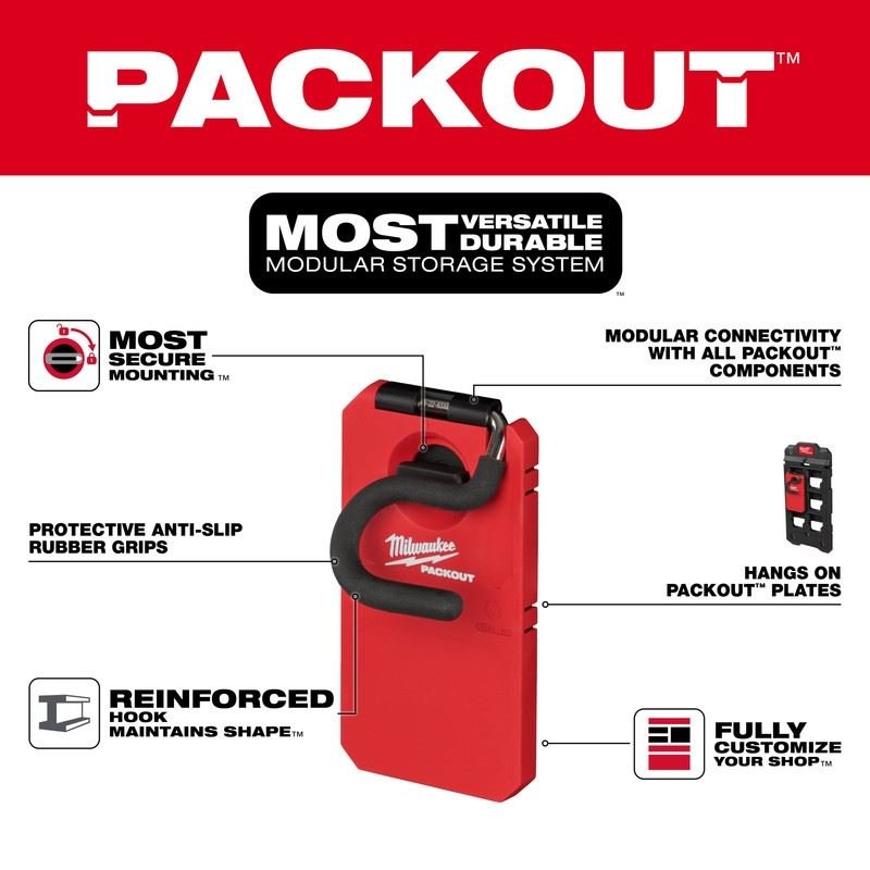 Milwaukee 48 - 22 - 8333 PACKOUT 4in S Hook - Mississauga Hardware Centre Inc