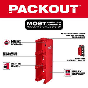 Milwaukee 48 - 22 - 8339 PACKOUT M18 Battery Rack - Mississauga Hardware Centre Inc
