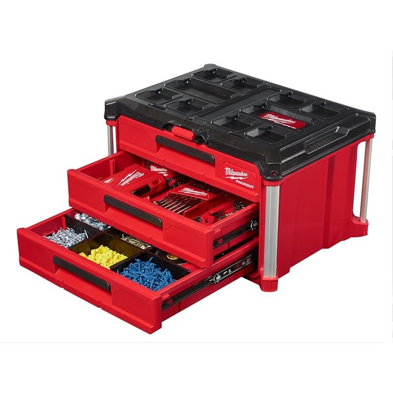 Milwaukee - 48 - 22 - 8443 - PACKOUT 3 - Drawer Tool Box - Mississauga Hardware Centre Inc