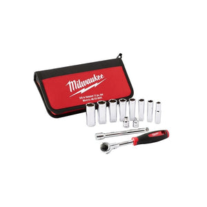 Milwaukee 48 - 22 - 9001 12pc 3/8" Drive Metric Socket Set - Mississauga Hardware Centre IncMilwaukee48-22-9001
