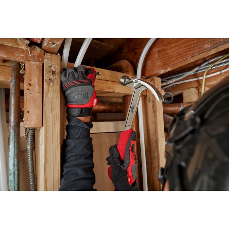 Milwaukee 48 - 22 - 9018 16oz Smooth Face Hybrid Claw Hammer - Mississauga Hardware Centre Inc