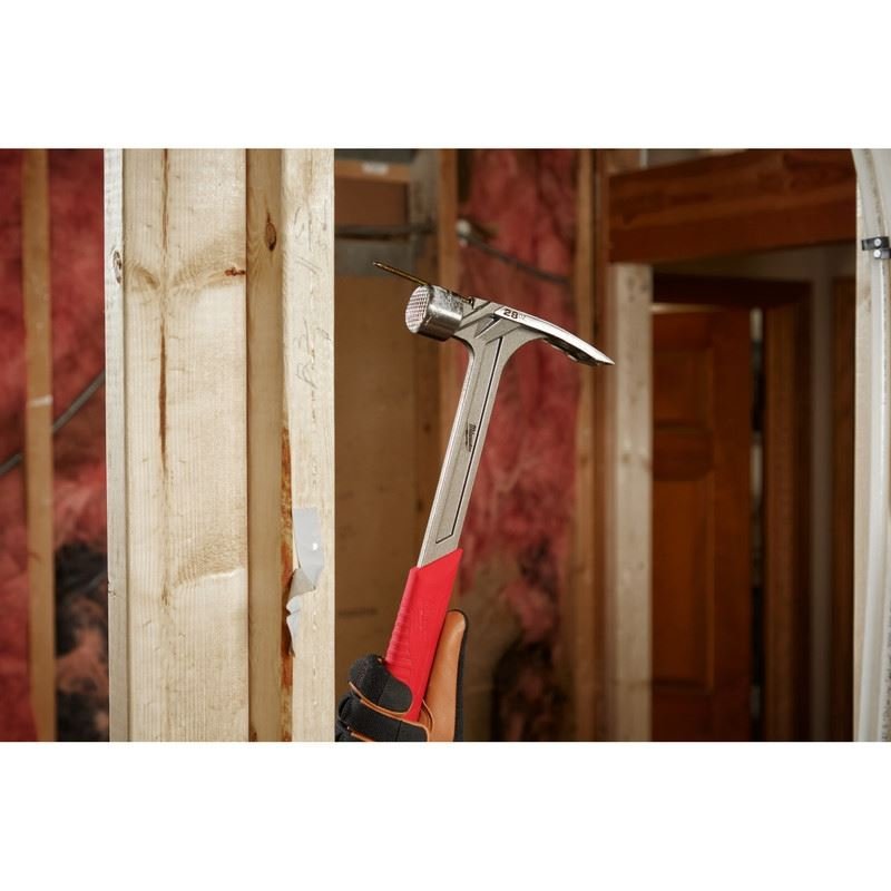 Milwaukee 48 - 22 - 9029 28oz Milled Face Framing Hammer - Mississauga Hardware Centre Inc