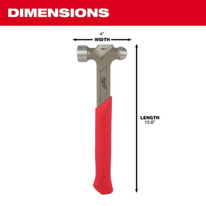 Milwaukee 48 - 22 - 9130 16oz STEEL BALL PEEN HAMMER - Mississauga Hardware Centre Inc