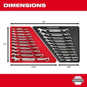 Milwaukee 48 - 22 - 9411 11pc SAE Combination Wrench Set - Mississauga Hardware Centre Inc