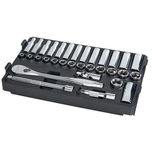 Milwaukee 48 - 22 - 9482 3/8â€ Drive 32pc Ratchet & Socket Set with PACKOUT Low - Profile Compac - Mississauga Hardware Centre Inc