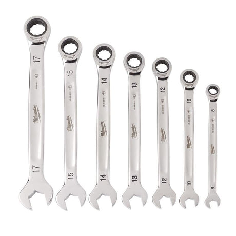 Milwaukee 48 - 22 - 9506 7pc Ratcheting Combination Wrench Set - Metric - Mississauga Hardware Centre IncMilwaukee48-22-9506
