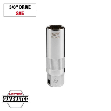 Milwaukee 48 - 22 - 9551 3/8in Drive 5/8in Spark Plug Socket - Mississauga Hardware Centre Inc