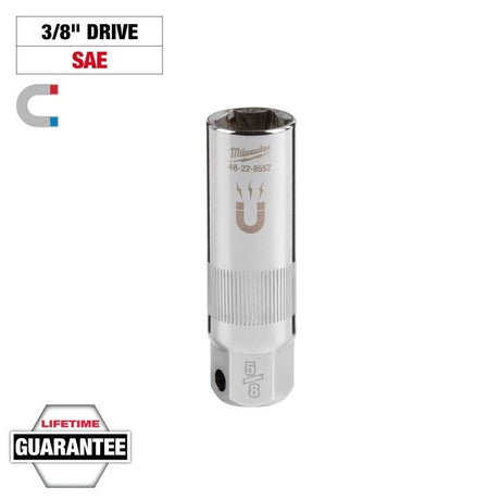 Milwaukee 48 - 22 - 9552 3/8in Drive 5/8in Magentic Spark Plug Socket - Mississauga Hardware Centre Inc