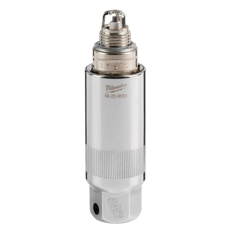 Milwaukee 48 - 22 - 9553 3/8in Drive 13/16in Spark Plug Socket - Mississauga Hardware Centre Inc