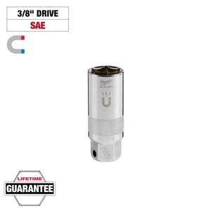 Milwaukee 48 - 22 - 9554 3/8in Drive 13/16in Magnetic Spark Plug Socket - Mississauga Hardware Centre Inc
