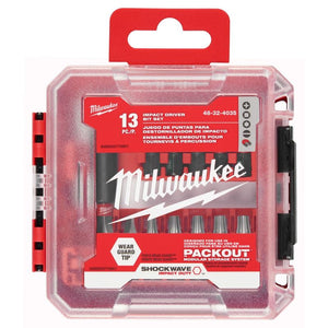 Milwaukee 48 - 32 - 4035 SHOCKWAVE Impact Duty Driver Bit Set - 13PC - Mississauga Hardware Centre Inc