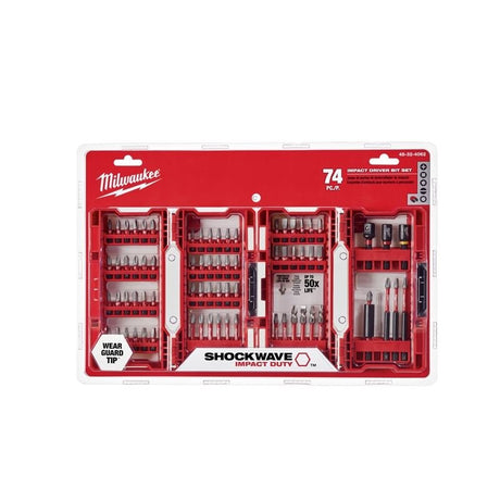 Milwaukee 48 - 32 - 4062 SHOCKWAVE 74pc Impact Duty Driver Bit Set - Mississauga Hardware Centre Inc